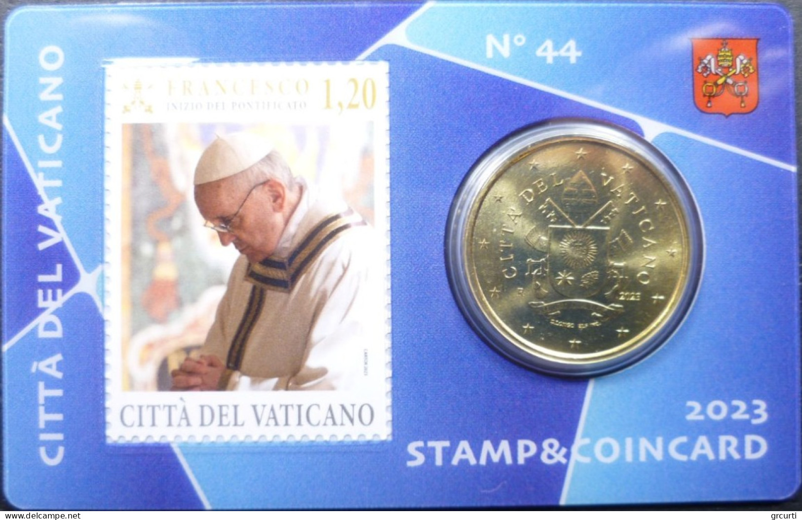 Vaticano - 50 Centesimi 2023 - Stamp & Coincard N. 44÷47 - UC# 6 - Vatican