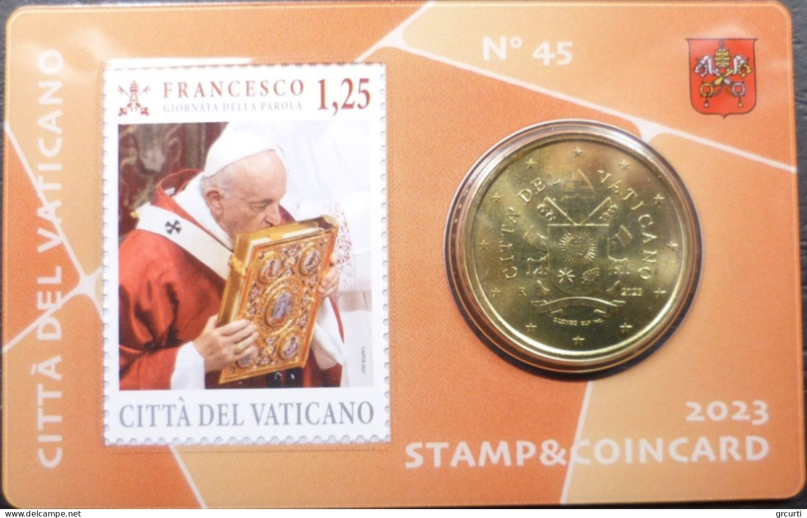 Vaticano - 50 Centesimi 2023 - Stamp & Coincard N. 44÷47 - UC# 6 - Vatikan