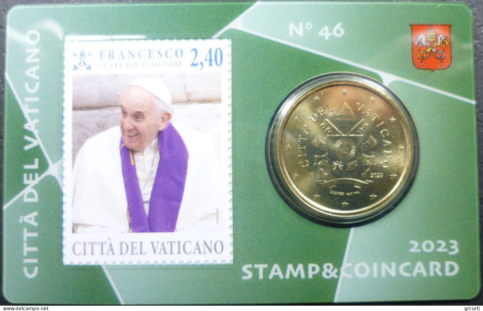 Vaticano - 50 Centesimi 2023 - Stamp & Coincard N. 44÷47 - UC# 6 - Vaticaanstad