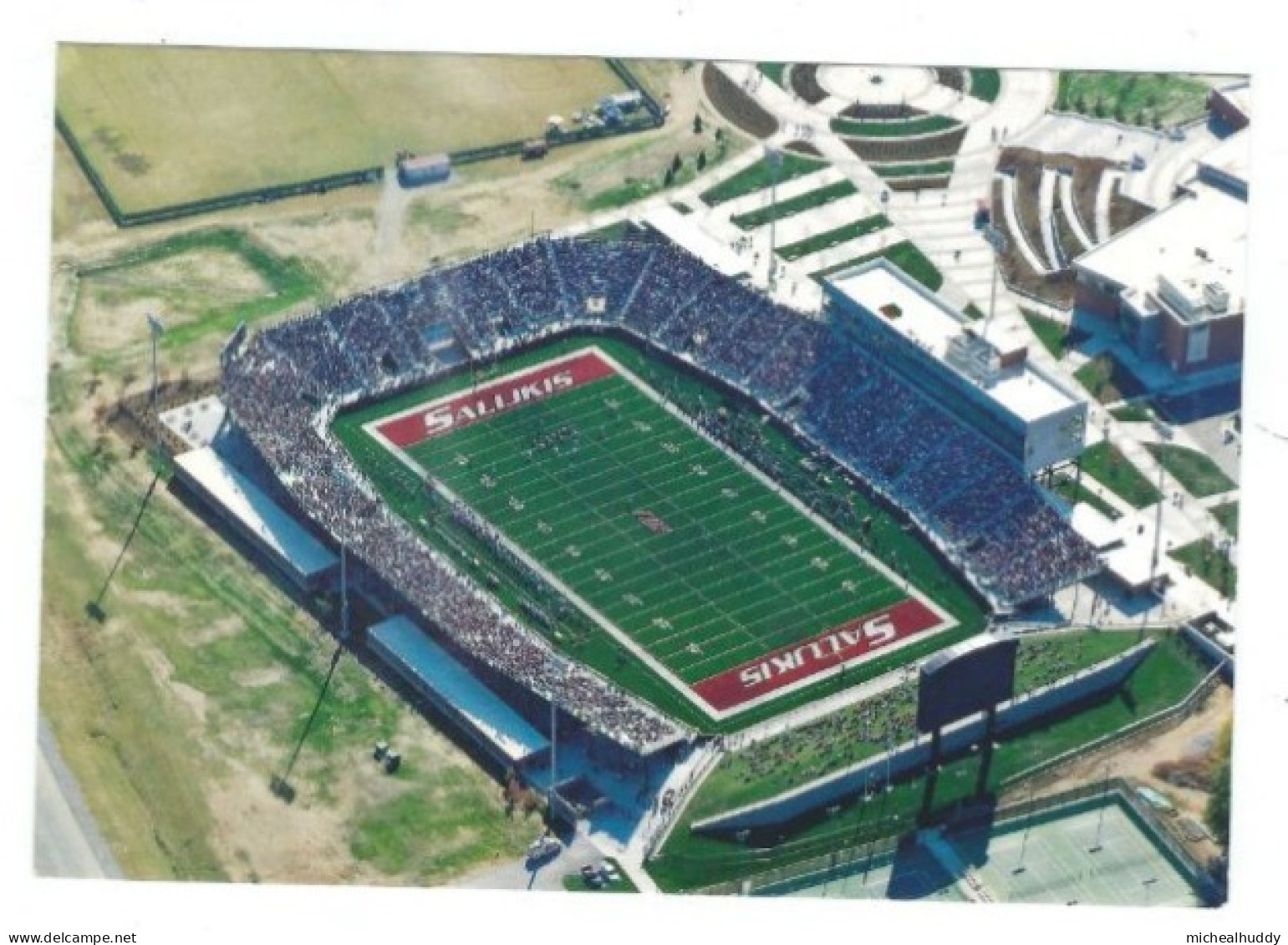 U.S.A.  STADIUM  POSTCARD   CARBONDALE ILLINOIS  MC ANNDREW STADIUM - Stades