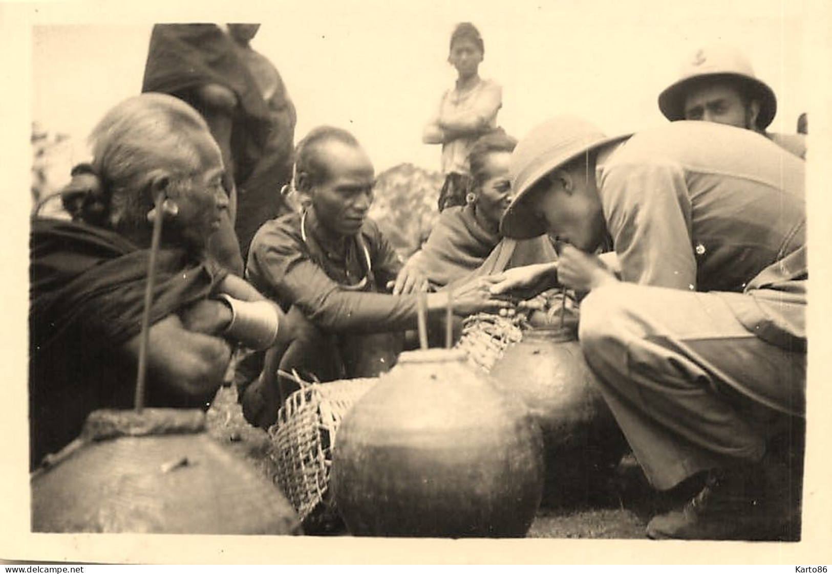 Vietnam Laos Cambodge ? * Types Moeurs Coutumes * éthnique Ethno Ethnic * Photo 8.5x5.6cm - Viêt-Nam