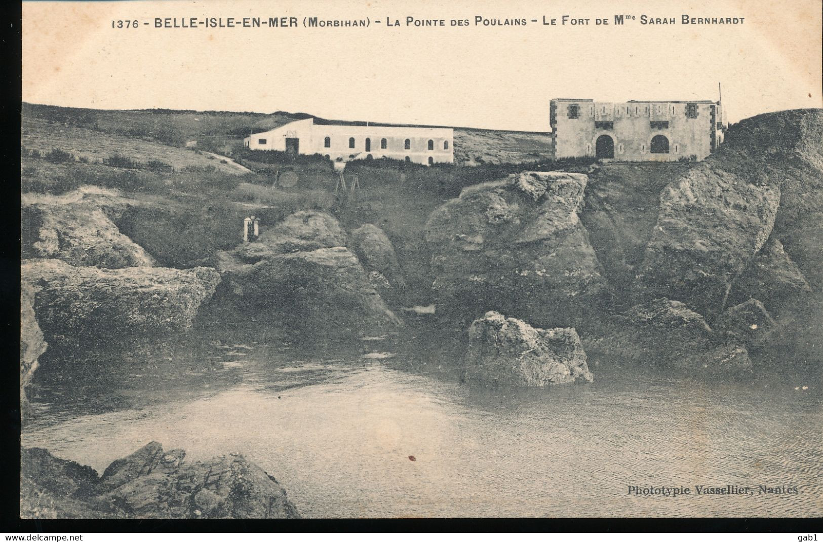 56 --- Belle - Isle - En - Mer ---- La Pointe Des Poulains --- Le Fort De Mme Sarah Bernardt - Belle Ile En Mer