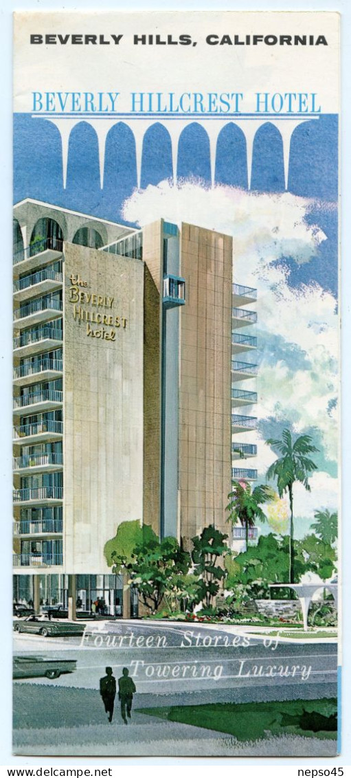 Dépliant Touristique.Amérique.U.S.A.Beverly Hills California.One Of America's Most Beautiful Hotel. - Toeristische Brochures