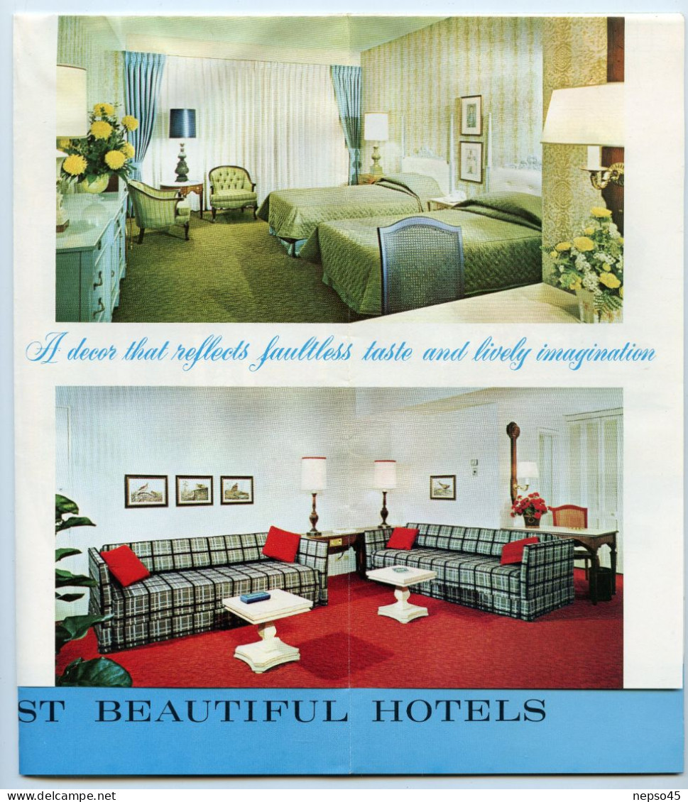 Dépliant Touristique.Amérique.U.S.A.Beverly Hills California.One Of America's Most Beautiful Hotel. - Toeristische Brochures