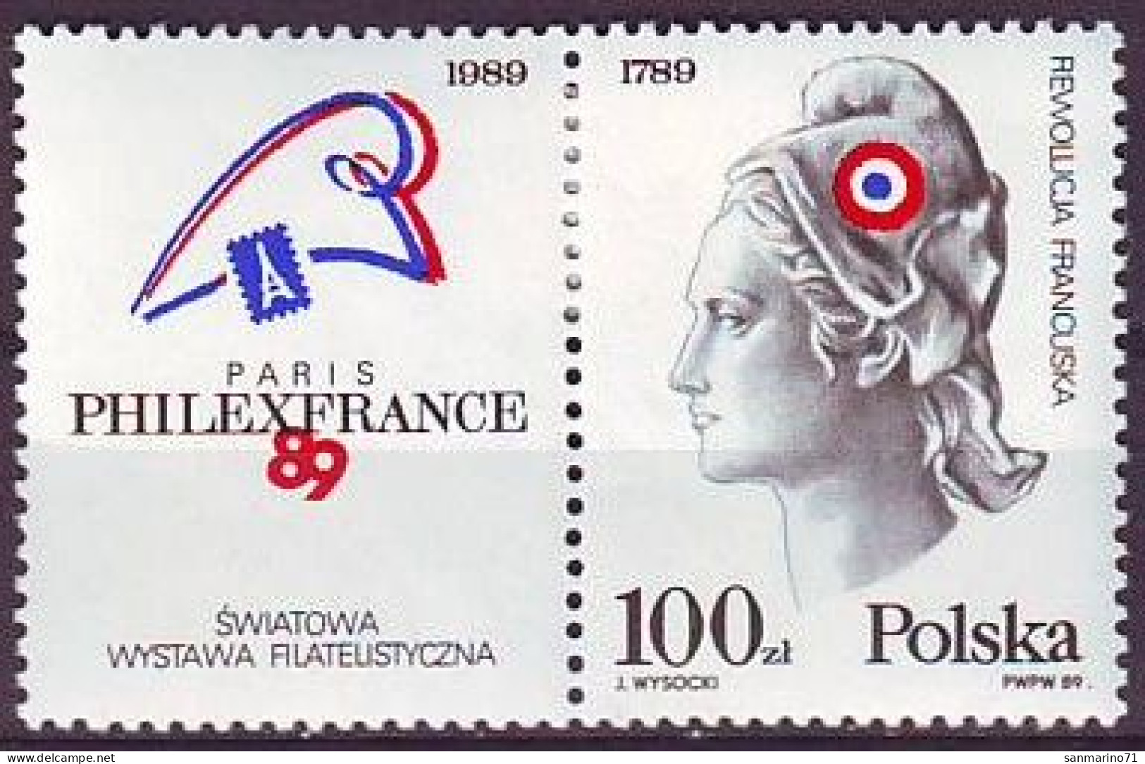 POLAND 3204,unused - Briefmarkenausstellungen