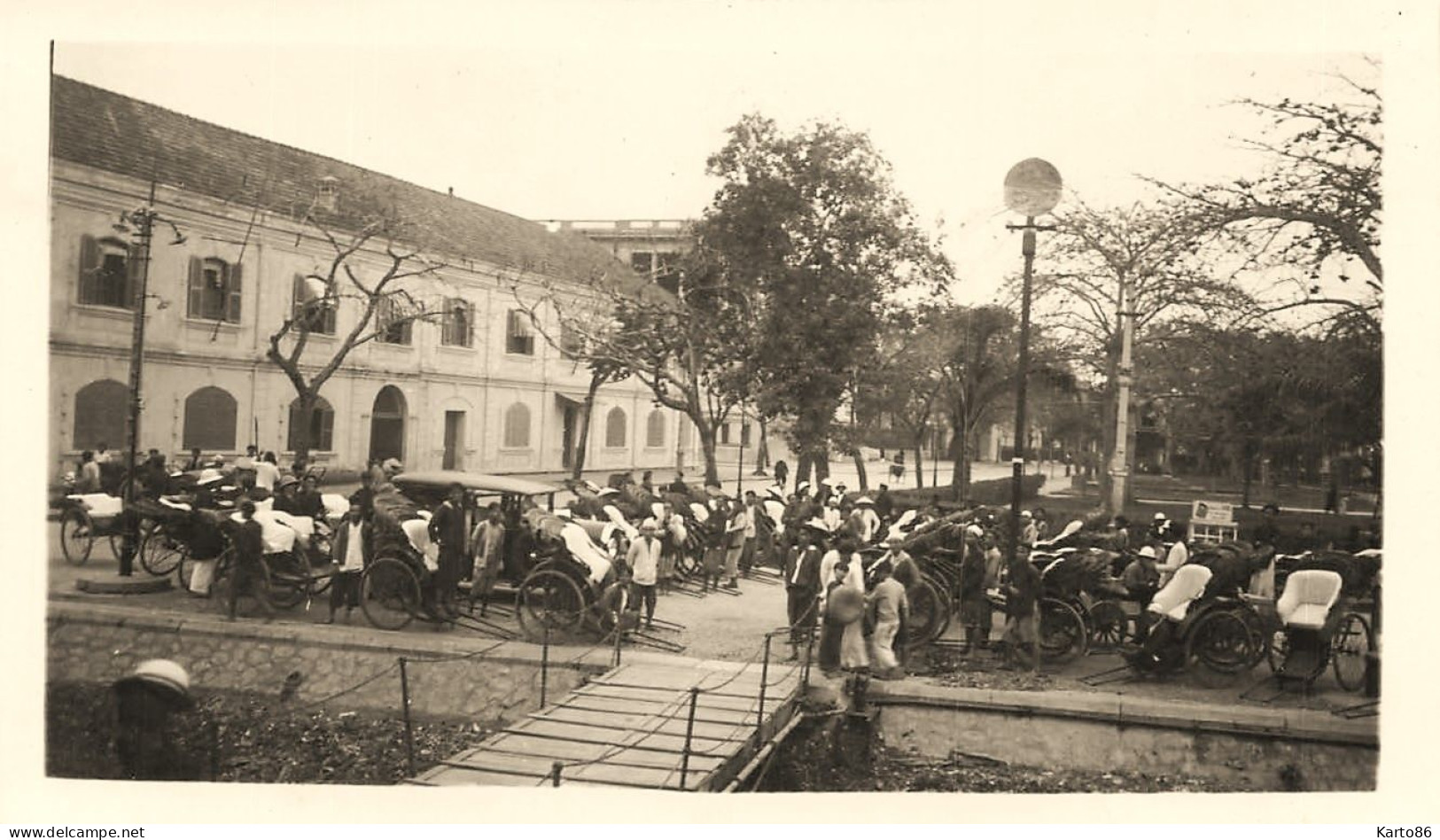 Hanoï Saïgon ? * Vietnam * éthnique Ethno Ethnic * Photo Ancienne 11.5x6.8cm - Viêt-Nam