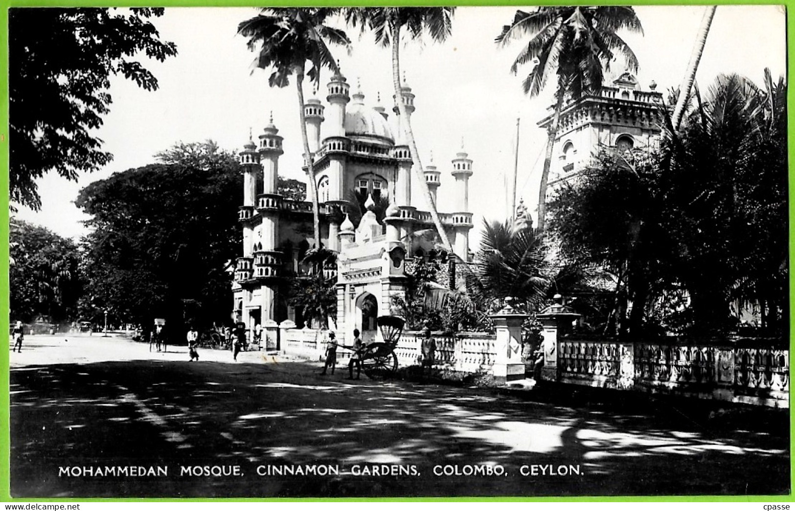 CPA COLOMBO CEYLON (Sri Lanka) - MOHAMMEDAN MOSQUE - CINNAMON GARDENS - Sri Lanka (Ceylon)