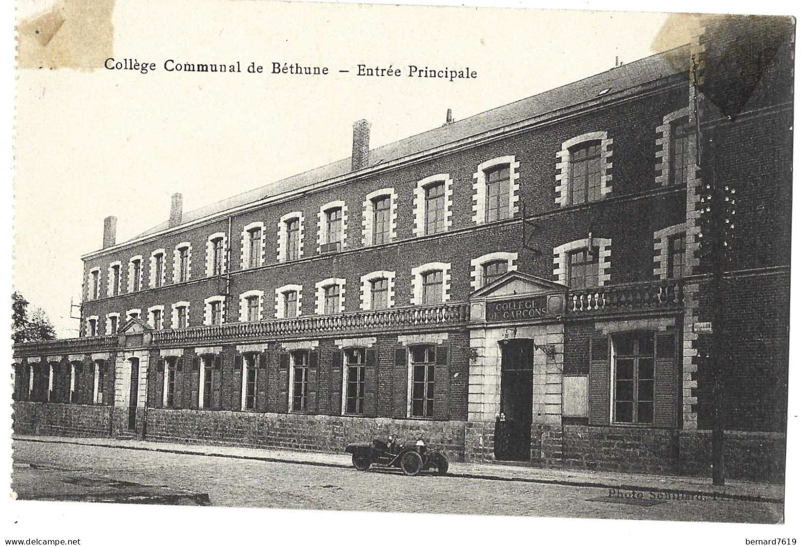 62  Bethune - College Communal De Bethune -entree Principale - Bethune