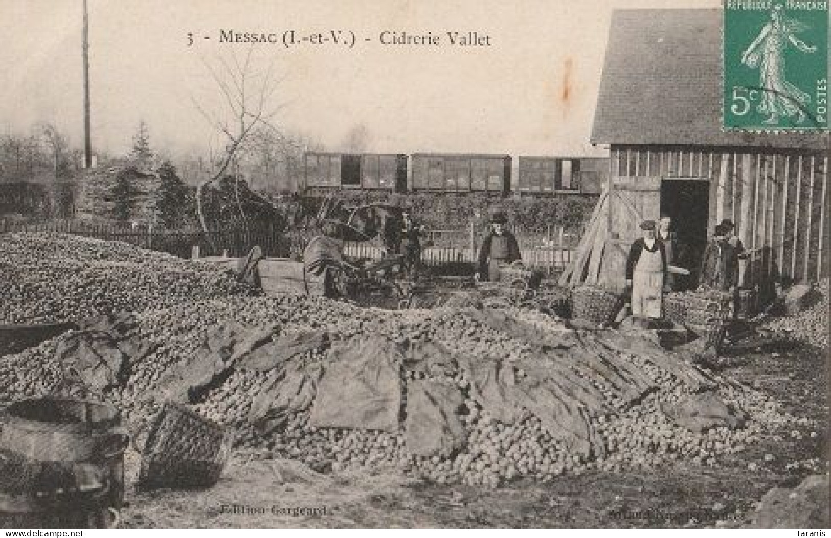 MESSAC - Cidrerie Vallet - CPA TBon Etat (voir Scan) - Sonstige & Ohne Zuordnung