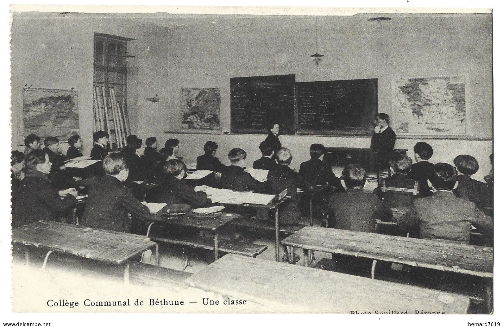 62  Bethune - College Communal De Bethune - Une Classe - Bethune