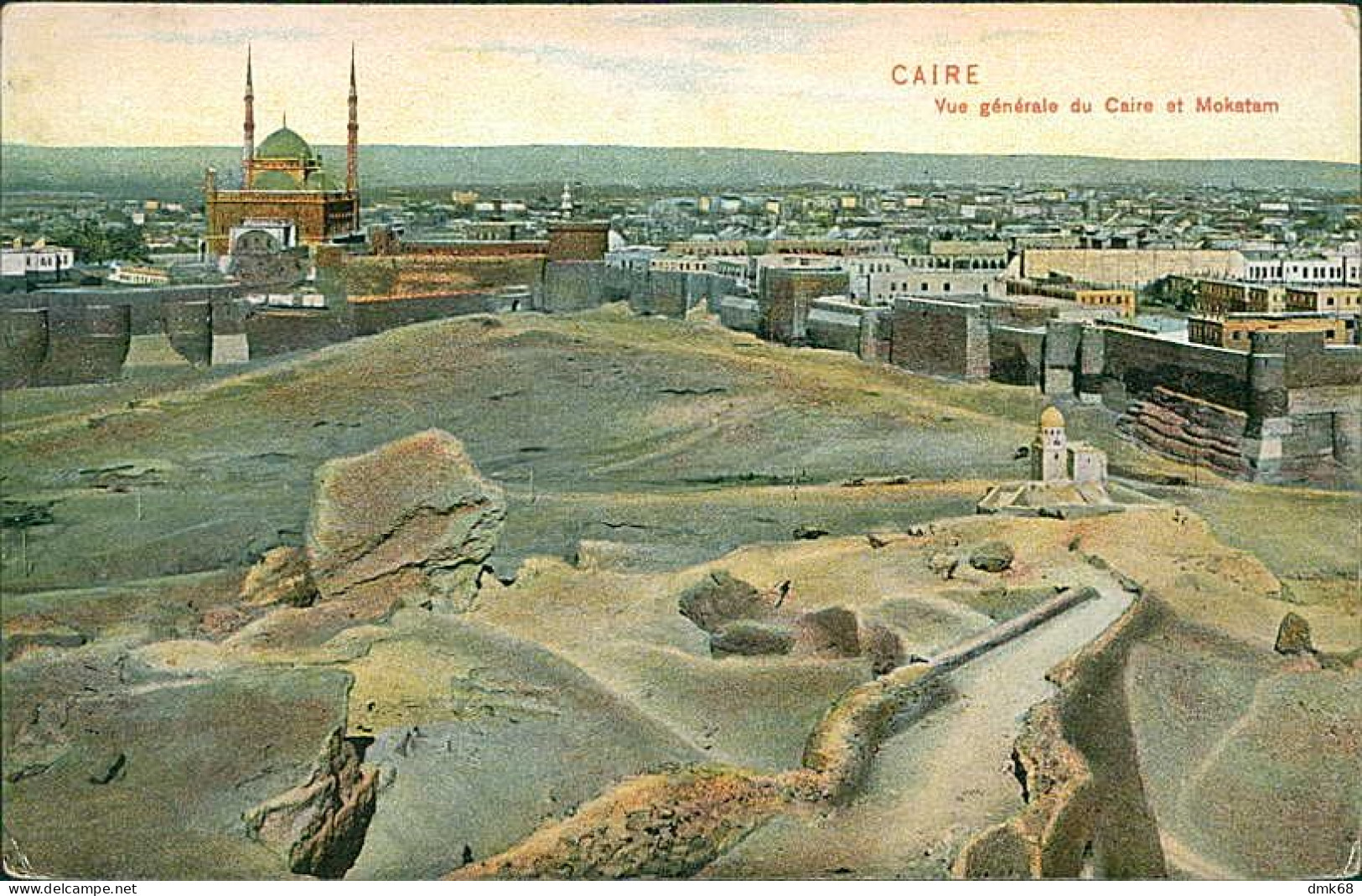 EGYPT - CAIRO / CAIRE - VUE GENERELA DU CAIRE ET MOKATAM - 1910s (12683) - Le Caire