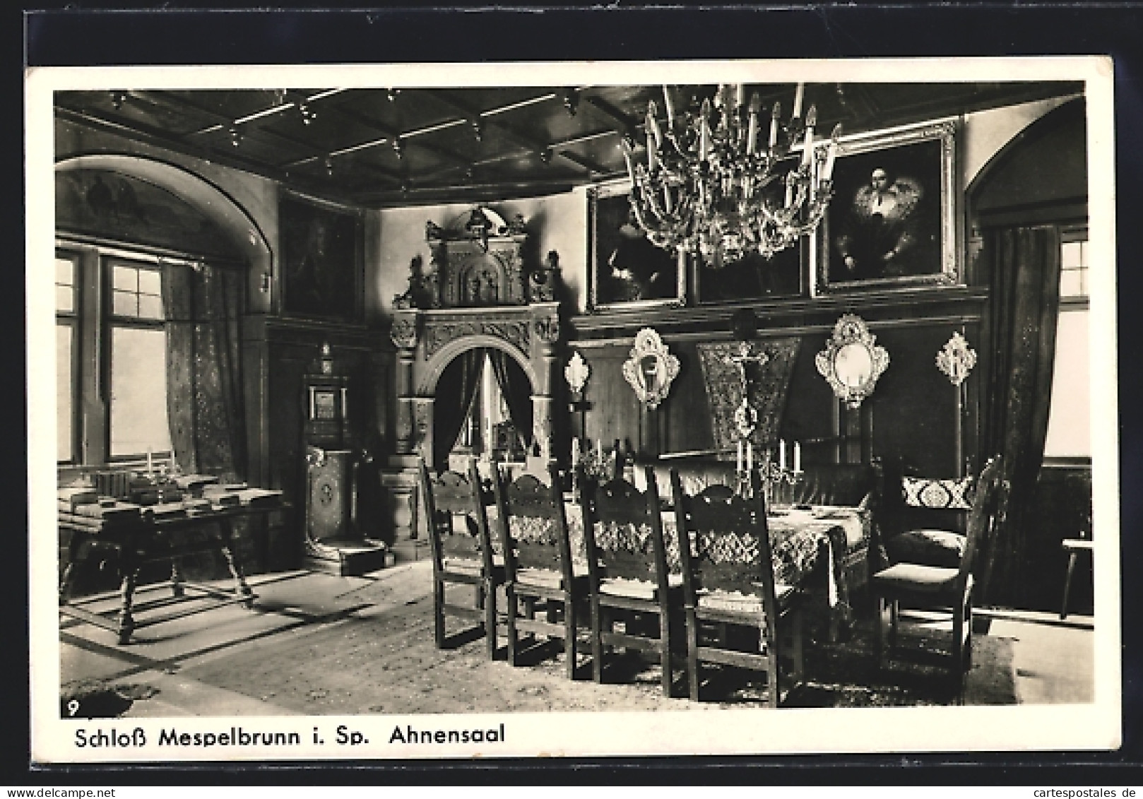 AK Mespelbrunn I. Sp., Ahnensaal Im Schloss  - Other & Unclassified