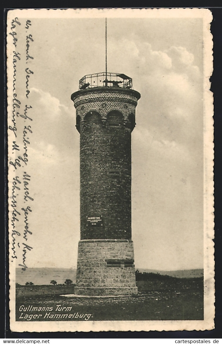 AK Hammelburg, Truppenlager, Gullmanns Turm  - Hammelburg