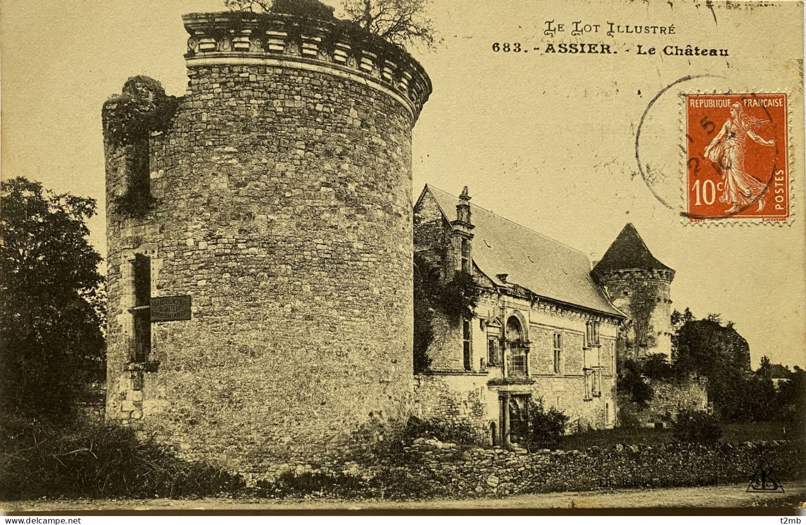 CPA (Lot) - ASSIER - Le Château (n° 683) - Assier