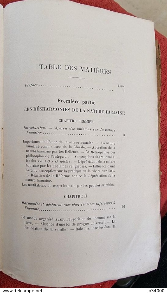 Etudes Sur La Nature Humaine. Essai De Philosophie Optimiste Par E. Metchnikoff (philosophie) - Psychologie/Philosophie