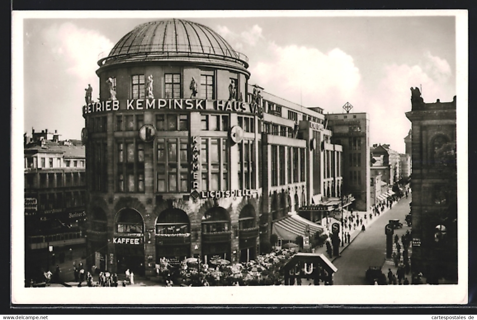 AK Berlin-Tiergarten, Cafe Haus Vaterland Von F. W. Borchardt Am Potsdamer Platz  - Tiergarten