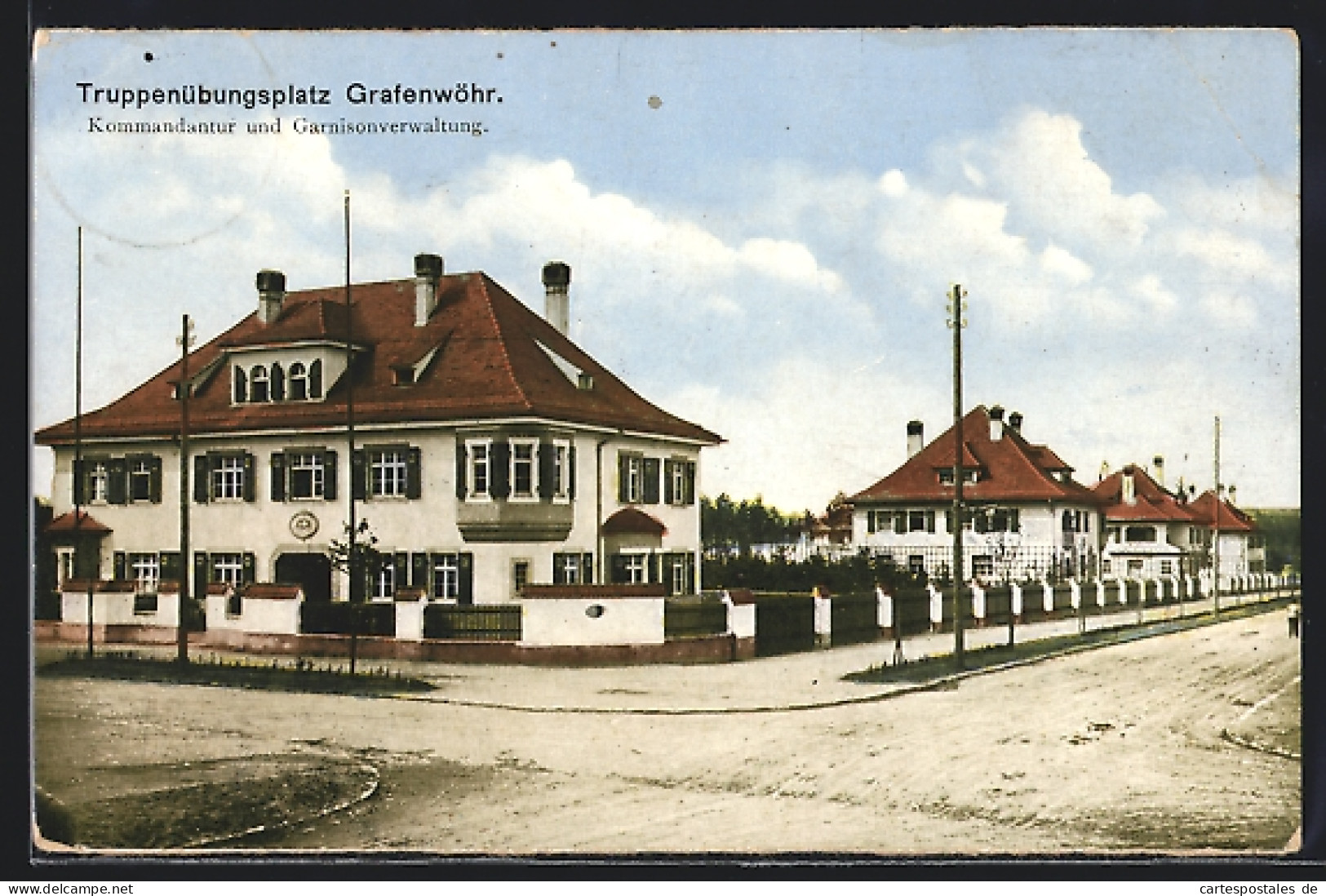 AK Grafenwöhr, Truppenübungsplatz, Kommandantur Und Garnisonverwaltung  - Grafenwöhr