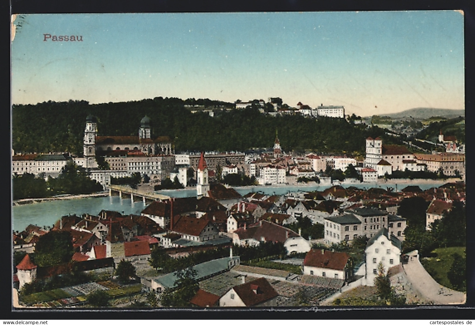 AK Passau, Teilansicht Mit Kirche  - Passau