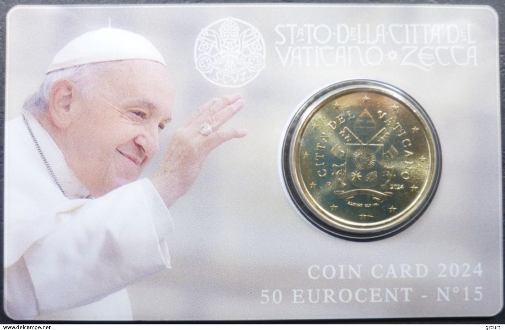 Vaticano - 50 Centesimi 2024 - Coincard N. 15 - UC# 6 - Vaticano (Ciudad Del)