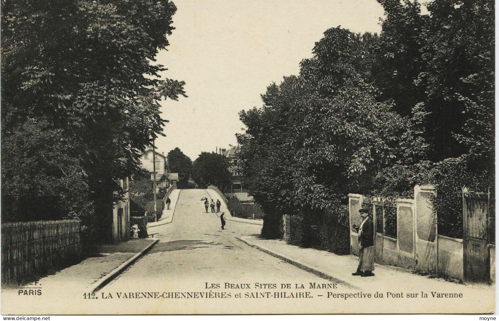 2441  -Val De Marne -  LA VARENNE CHENNEVIERES Et SAINT HILAIRE : PERSPECTIVE DU PONT SUR LA VARENNE - Autres & Non Classés