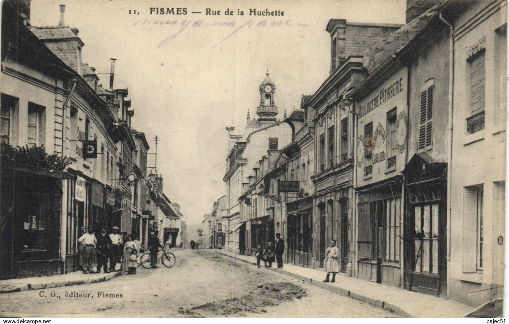 Fismes - Rue De La Huchette "boucherie Pâtisserie" - Fismes