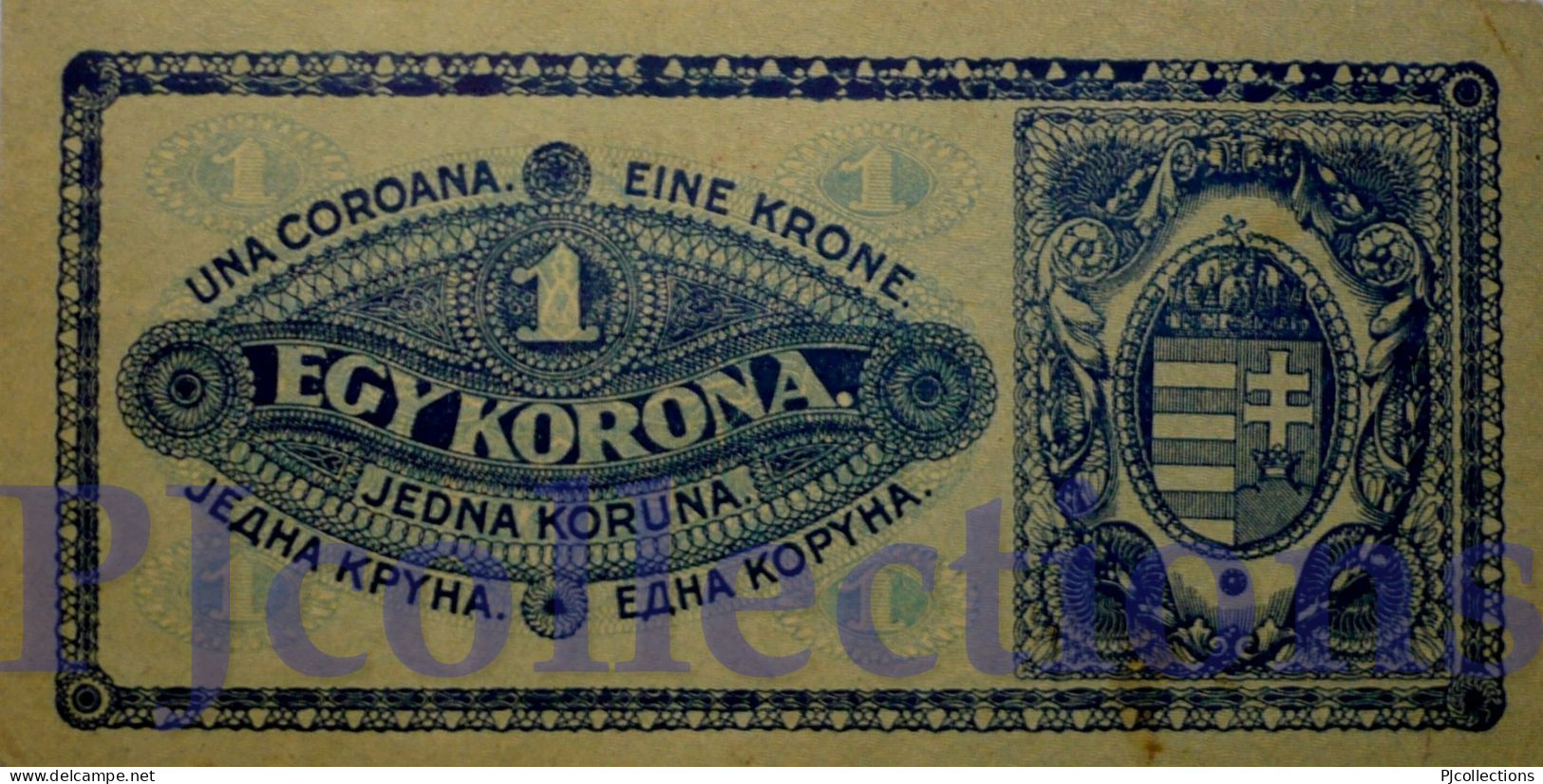 HUNGARY 1 KRONA 1920 PICK 57 AU/UNC - Hongrie