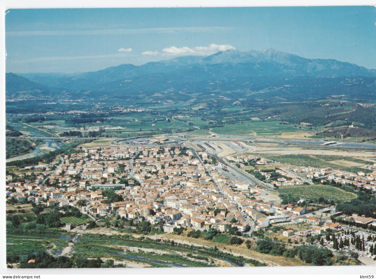 Le Boulou - Vue Aérienne - Au Fond, Le Canigou - Autres & Non Classés