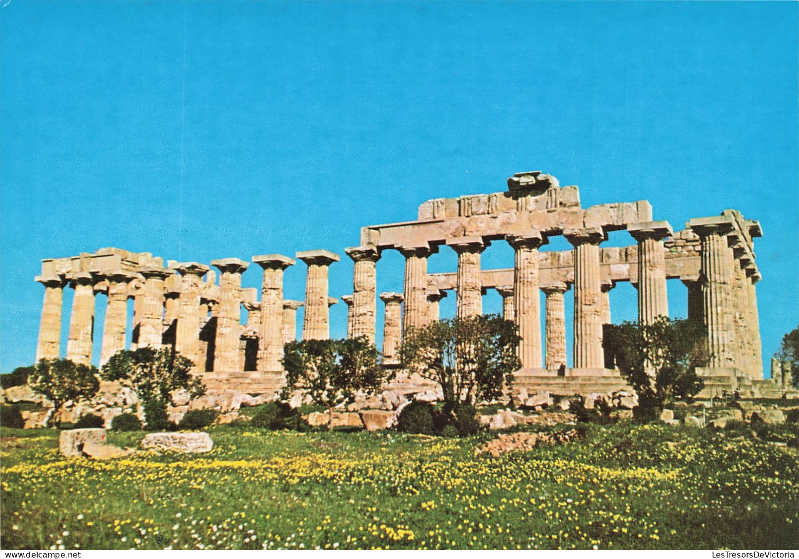 ITALIE - Selinunte - Tempio Di Giunone - Colorisé - Carte Postale - Autres & Non Classés
