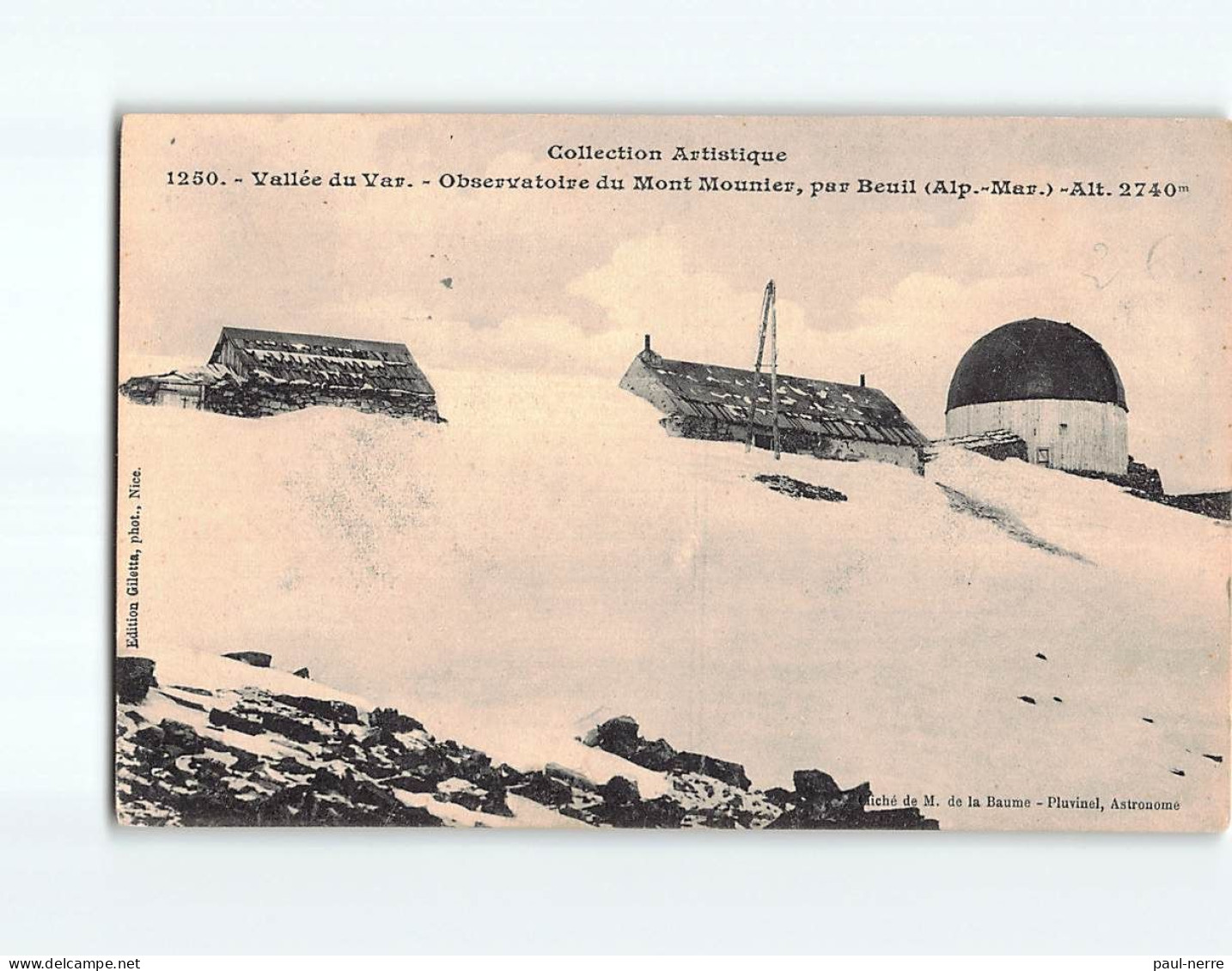 Vallée Du Var, Observatoire Du Mont Mounier - état - Autres & Non Classés
