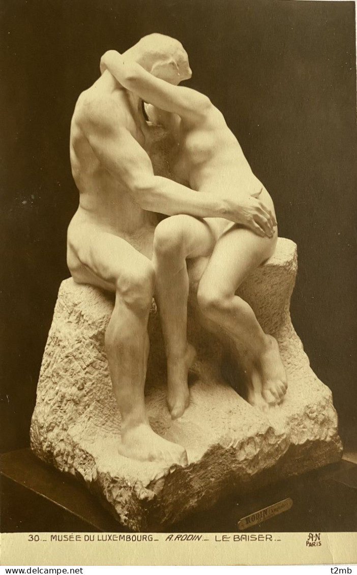 CPA (Paris) - Musée Du Luxembourg - A. Rodin, Le Baiser (n° 30) - Musées