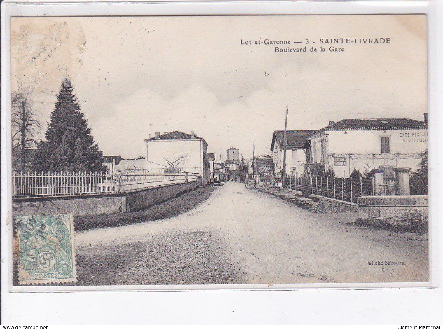 SAINTE-LIVRADE: Boulevard De La Gare - état - Other & Unclassified