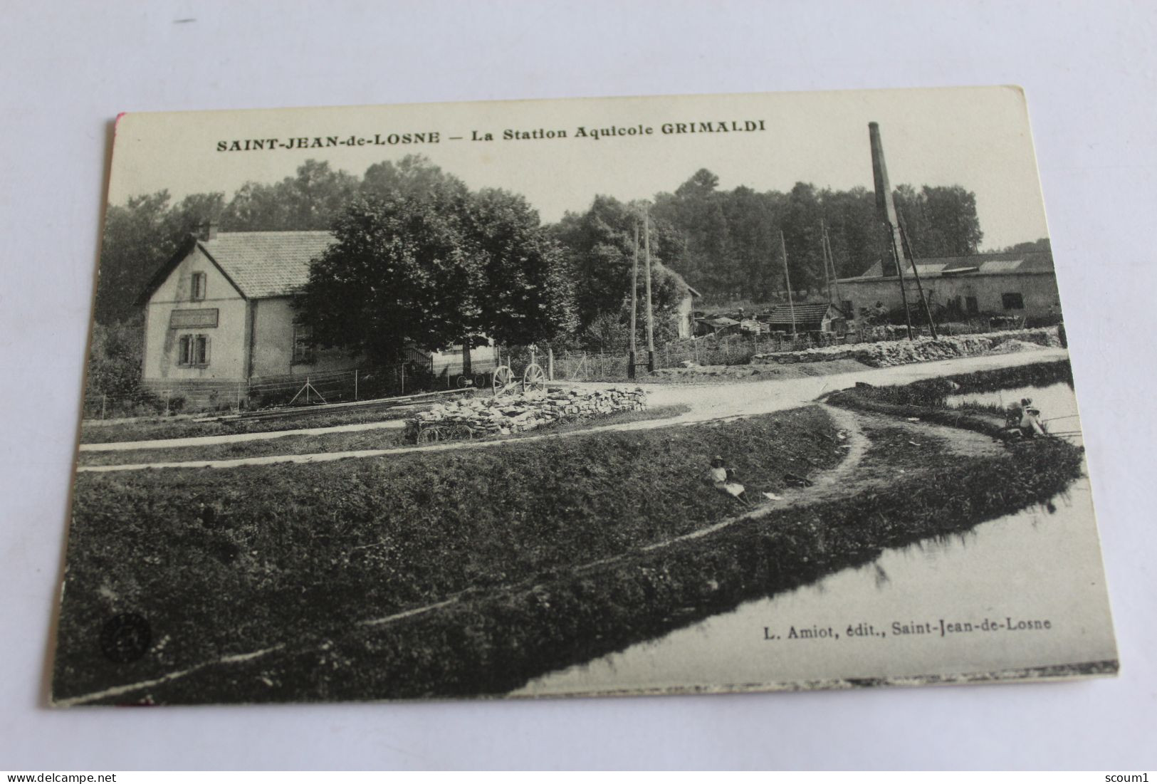 Saint Jean De Losne - La Station Aquicole Grimaldi - 1915 - Autres & Non Classés