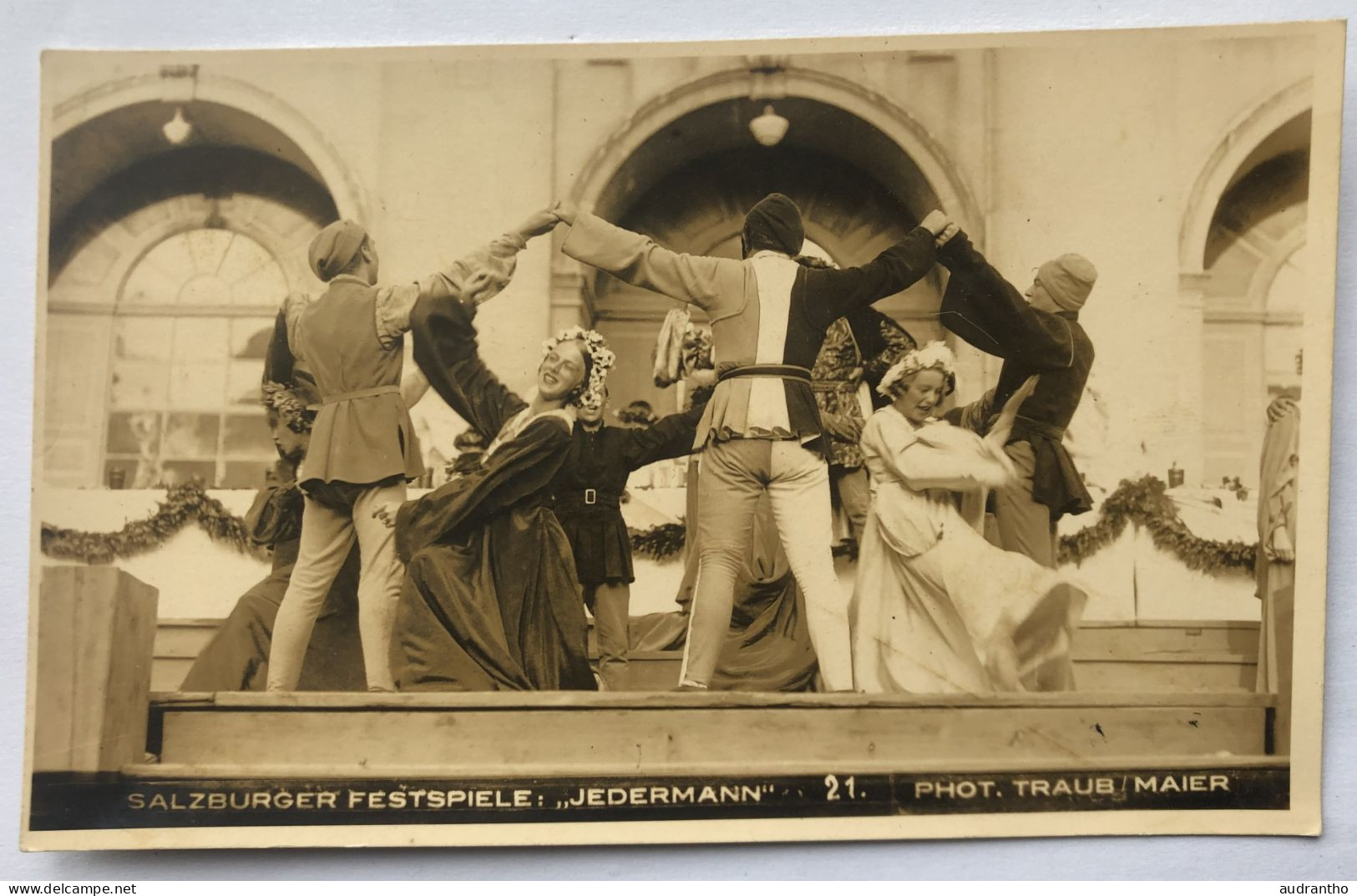 Carte Photo - Salzburger Festspiele Jedermann - Photographe Traub Maier - Salzburg Autriche - Europe