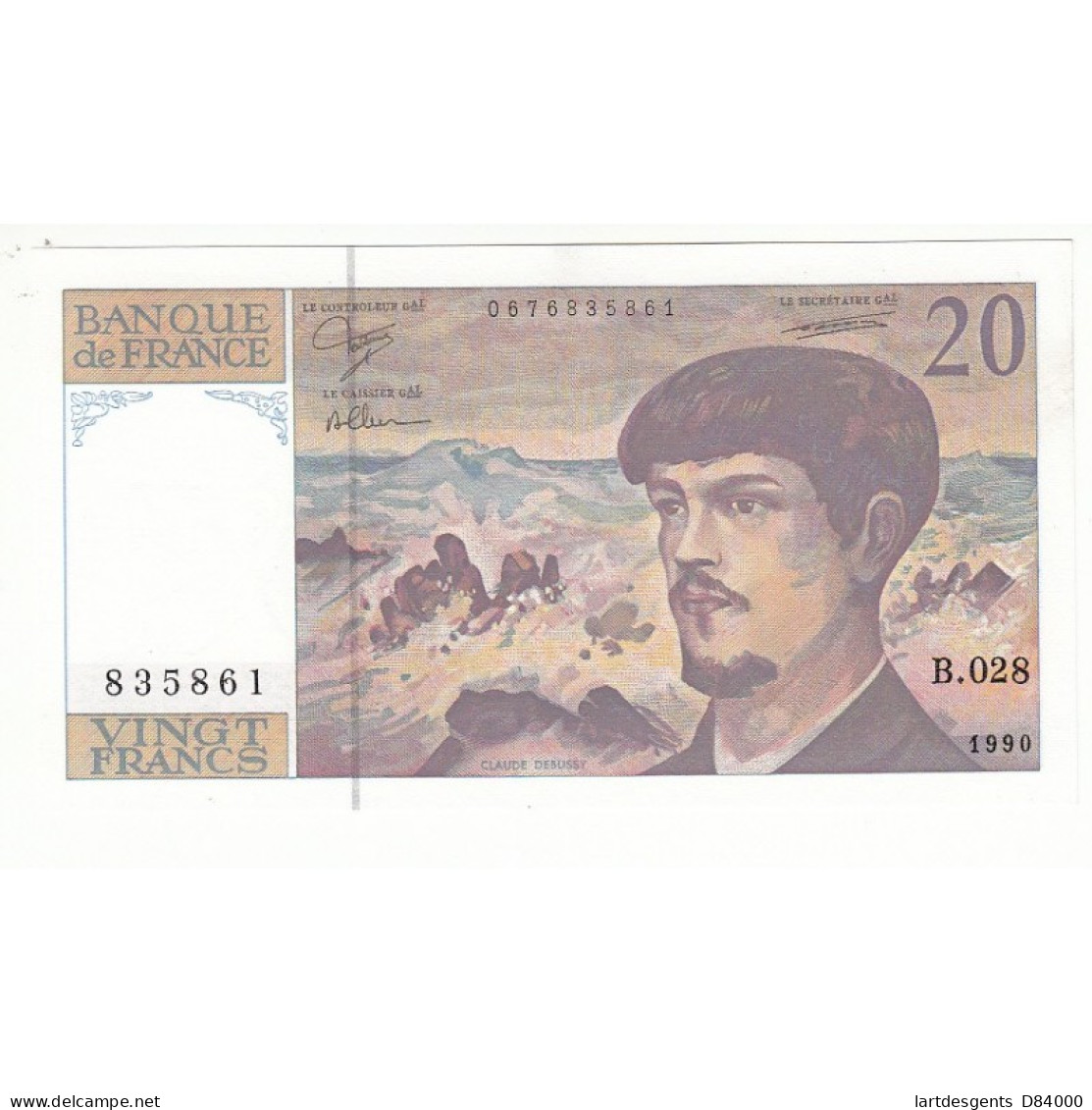 20 FRANCS DEBUSSY 1990 NEUF Fayette 66bis.1 - 20 F 1980-1997 ''Debussy''