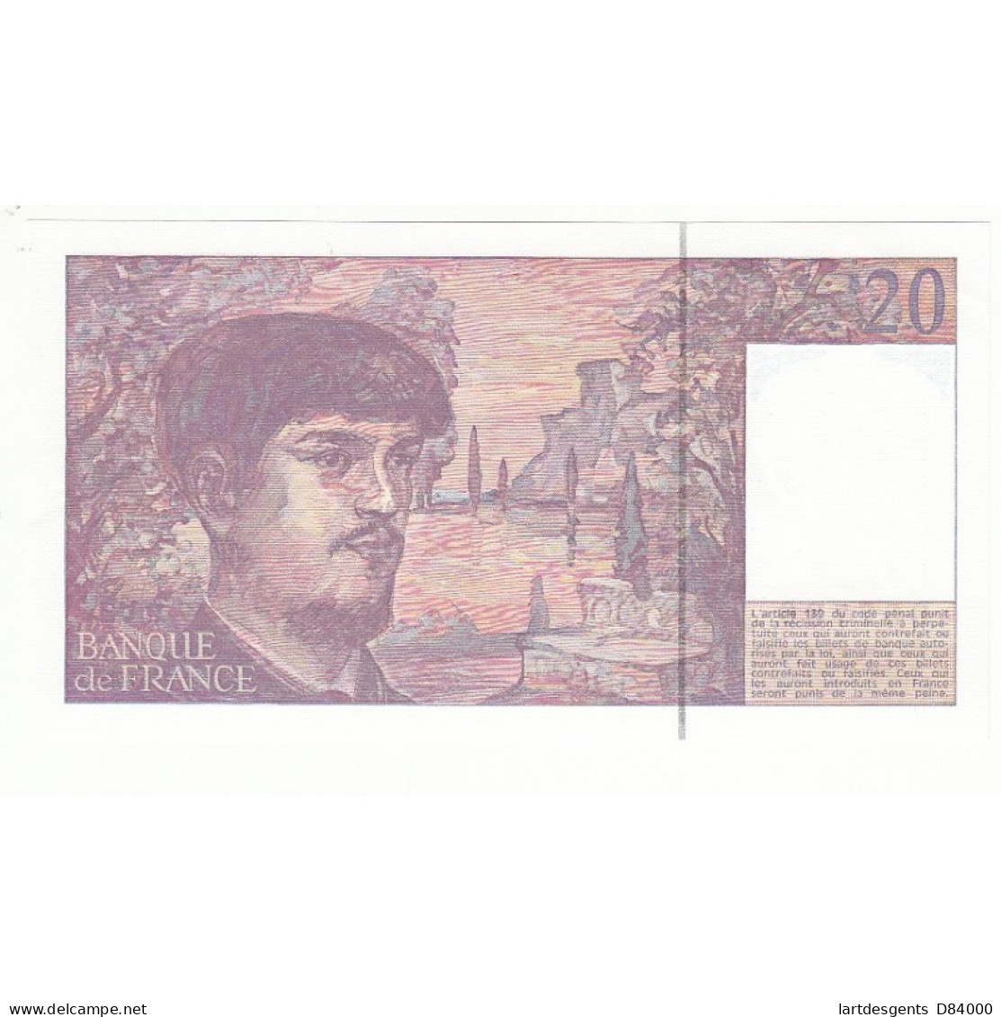 20 FRANCS DEBUSSY 1990 NEUF Fayette 66bis.1 - 20 F 1980-1997 ''Debussy''