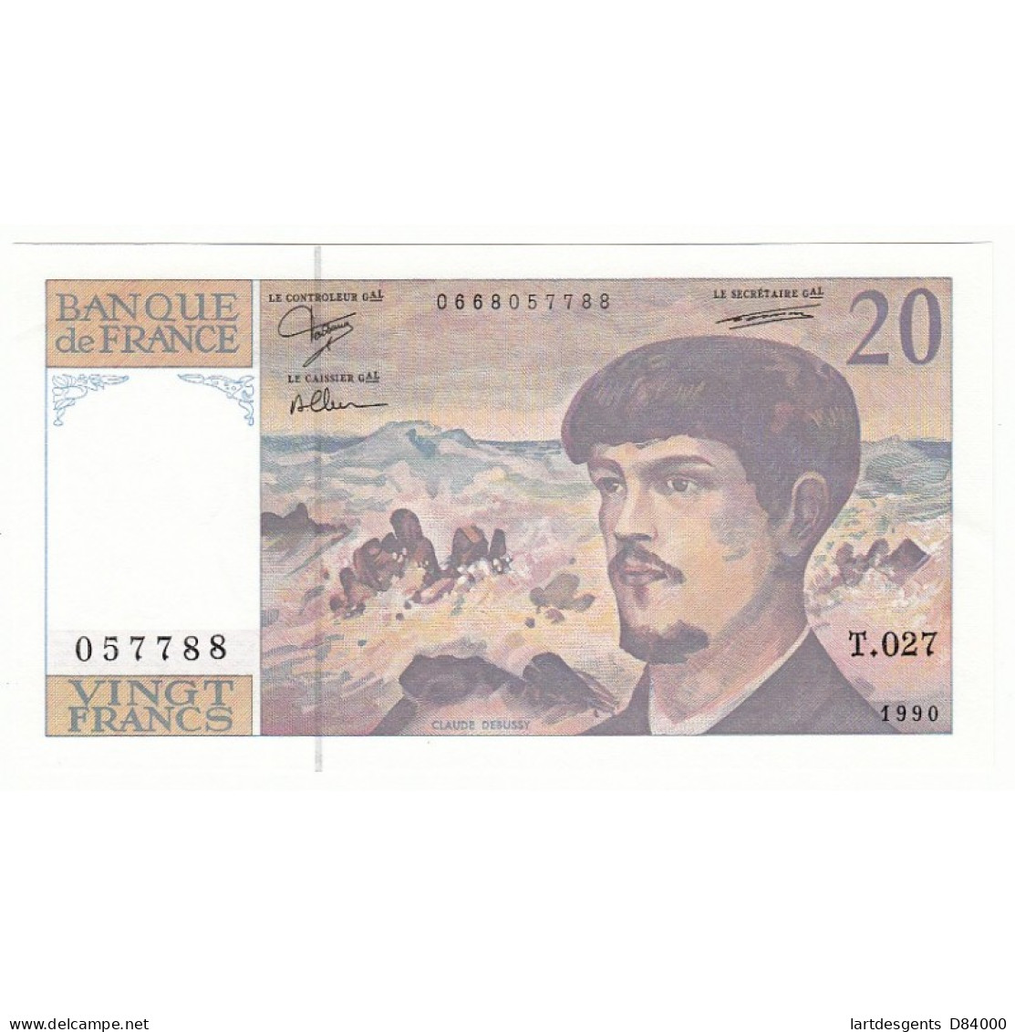 20 FRANCS DEBUSSY 1990 NEUF Fayette 66bis.1 - 20 F 1980-1997 ''Debussy''