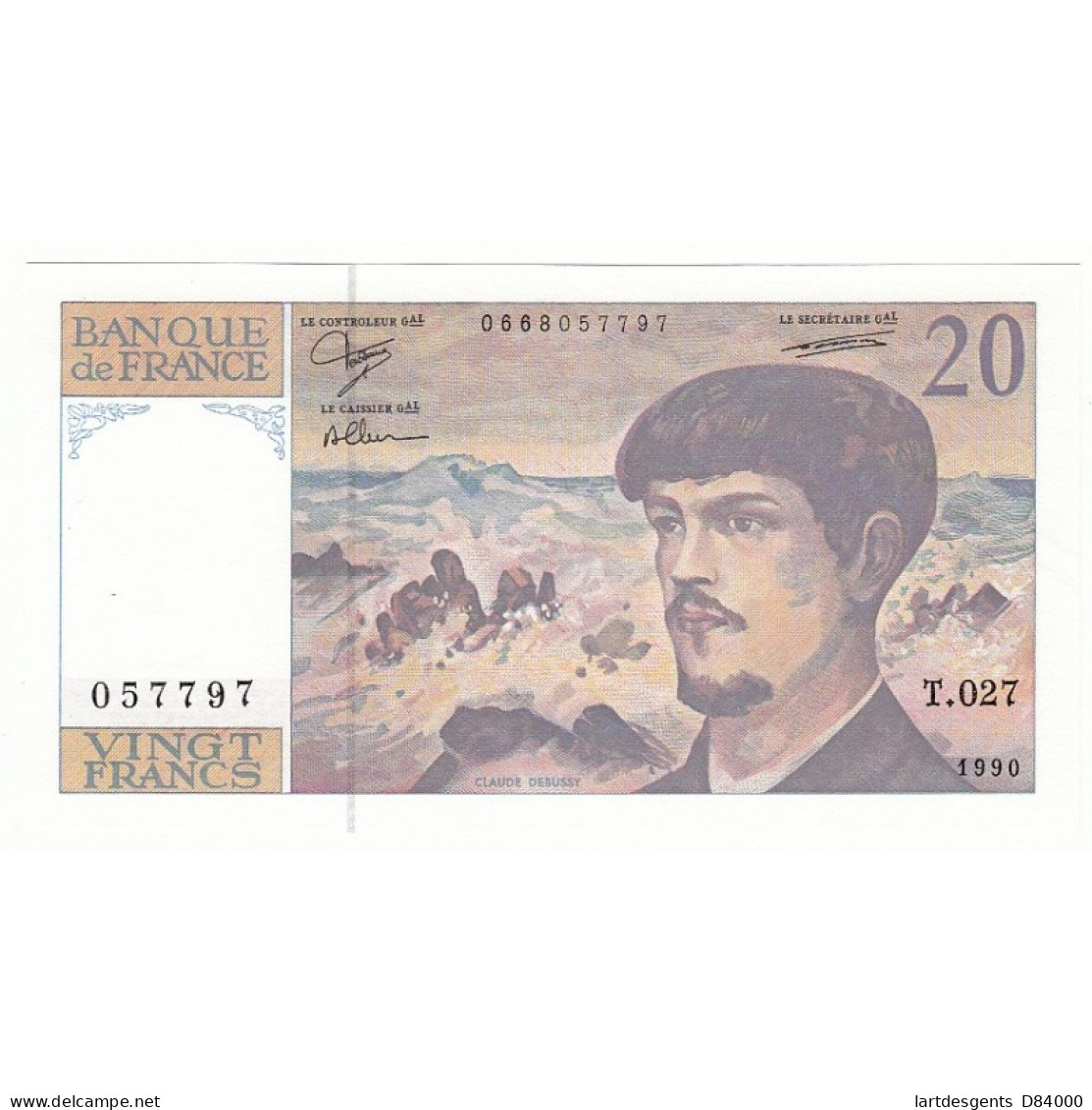 20 FRANCS DEBUSSY 1990 NEUF Fayette 66bis.1 - 20 F 1980-1997 ''Debussy''