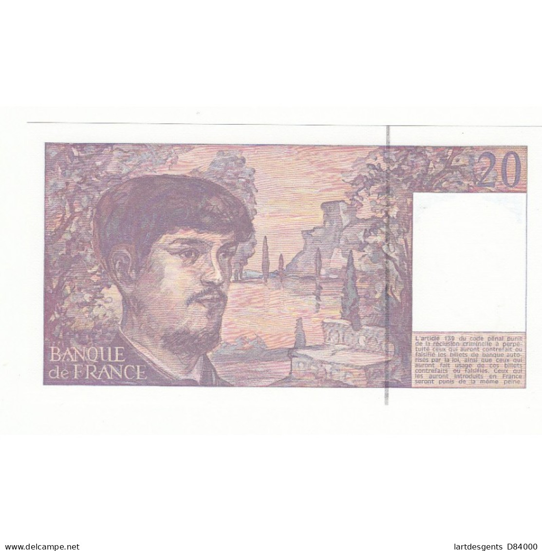 20 FRANCS DEBUSSY 1990 NEUF Fayette 66bis.1 - 20 F 1980-1997 ''Debussy''