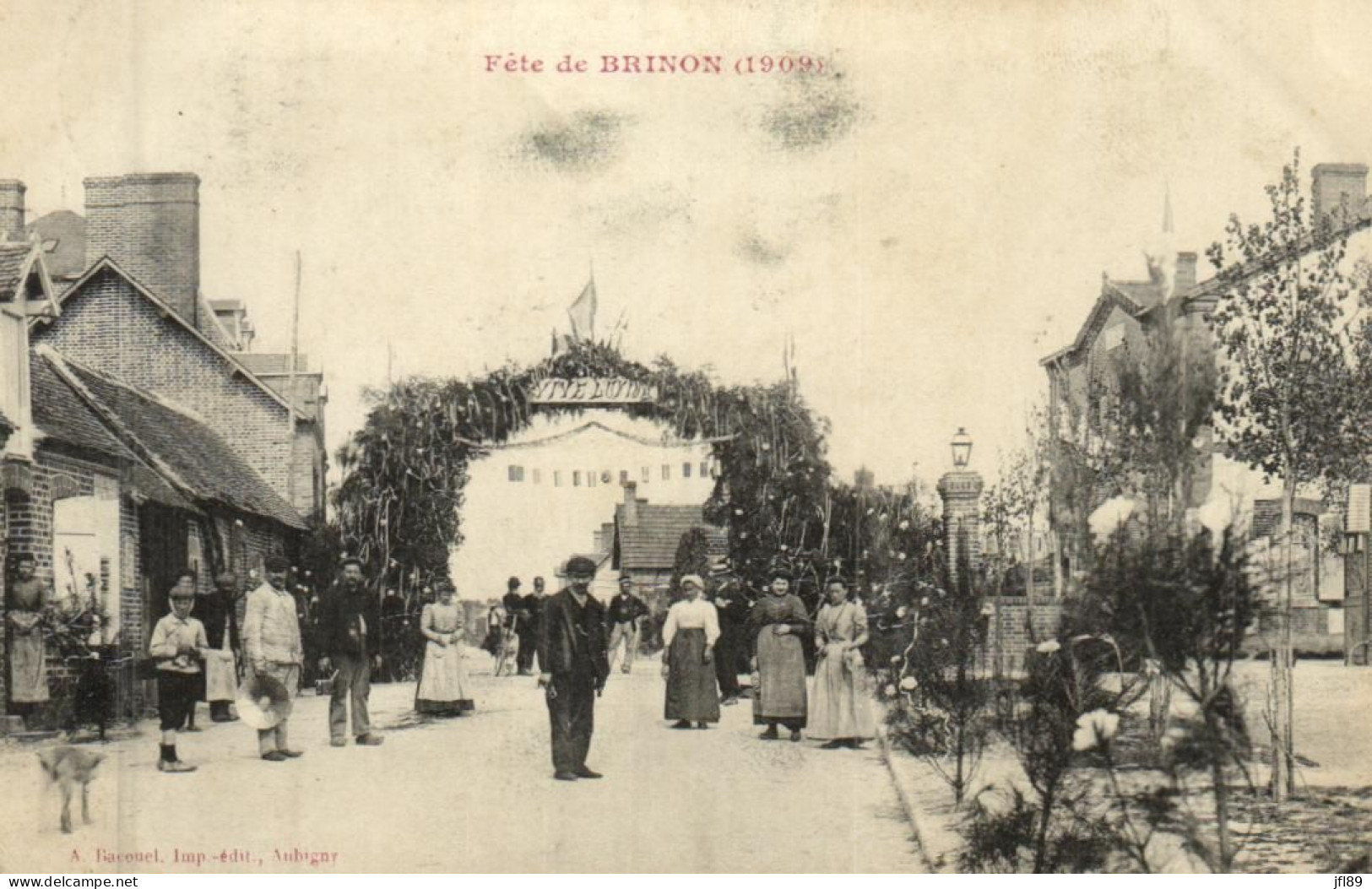 France > [18] Cher > Brinon-sur-Sauldre - Fête De Brienon ( 1909 ) - Animée - 15124 - Brinon-sur-Sauldre