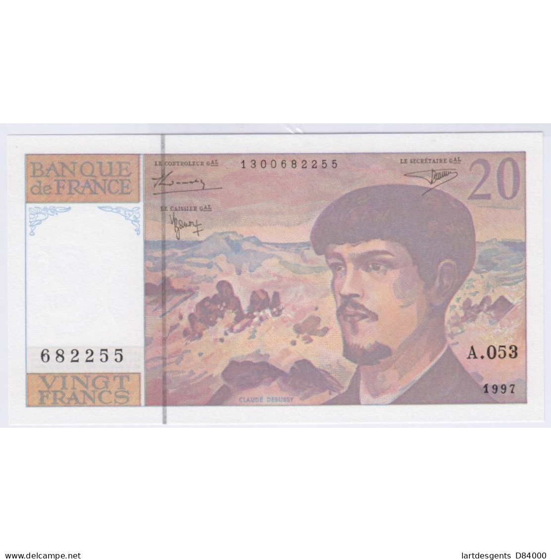 BILLET FRANCE 20 FRANCS DEBUSSY 1997 A.053 NEUF L'ART DES GENTS - 20 F 1980-1997 ''Debussy''