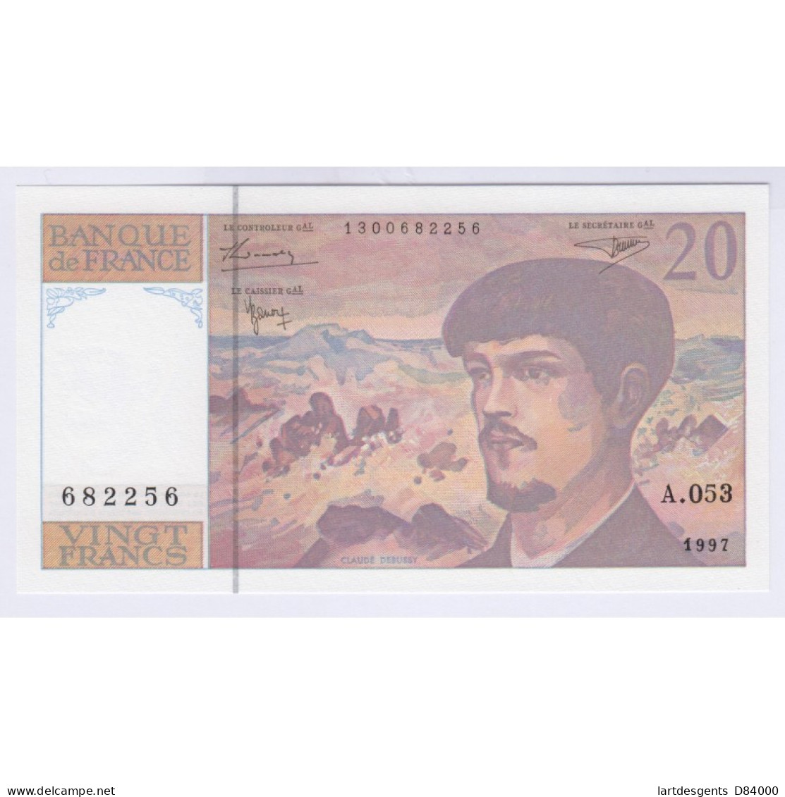 BILLET FRANCE 20 FRANCS DEBUSSY 1997 A.053 NEUF L'ART DES GENTS - 20 F 1980-1997 ''Debussy''