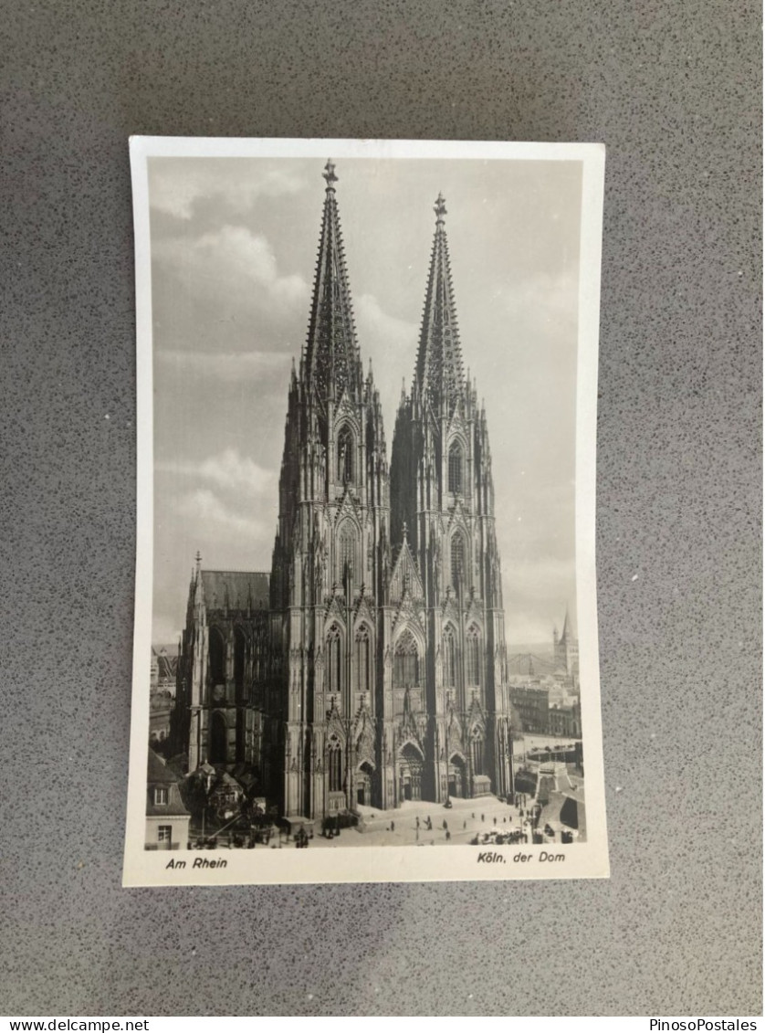 Koln Der Dom Am Rhein Carte Postale Postcard - Köln