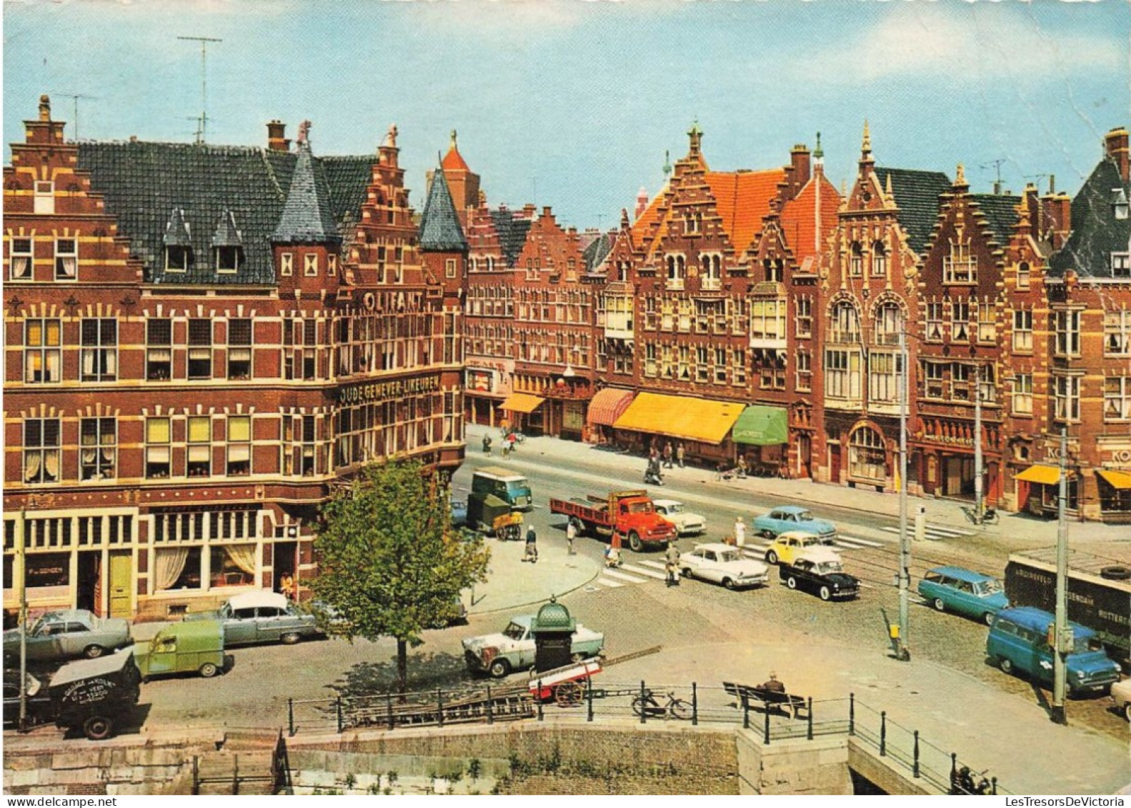 PAYS-BAS - Rotterdam / Schiedamseweg - Animé - Vue Générale - Croisement - Voitures - Carte Postale - Rotterdam