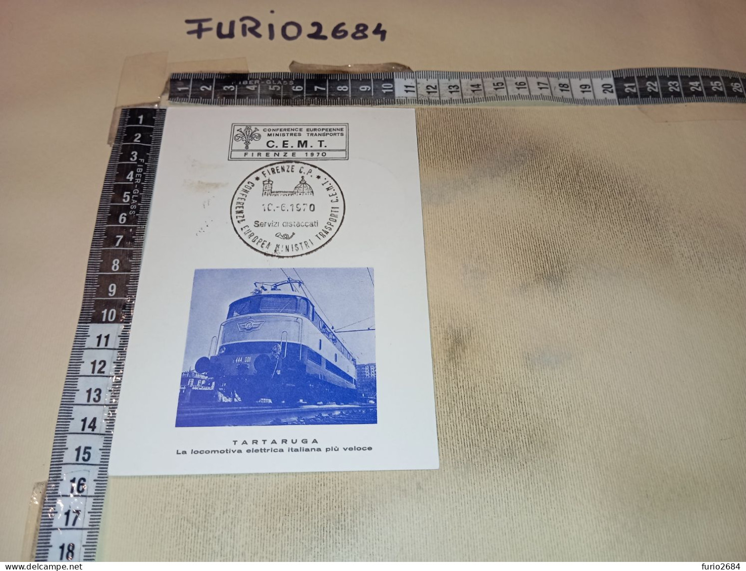 MX00281 FIRENZE 1970 TIMBRO ANNULLO CONFERENZA EUROPEA MINISTRI TRASPORTI CEMT - 1961-70: Poststempel