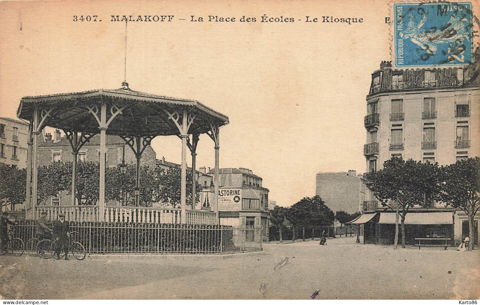 Malakoff * La Place Des écoles * Le Kiosque à Musique - Malakoff