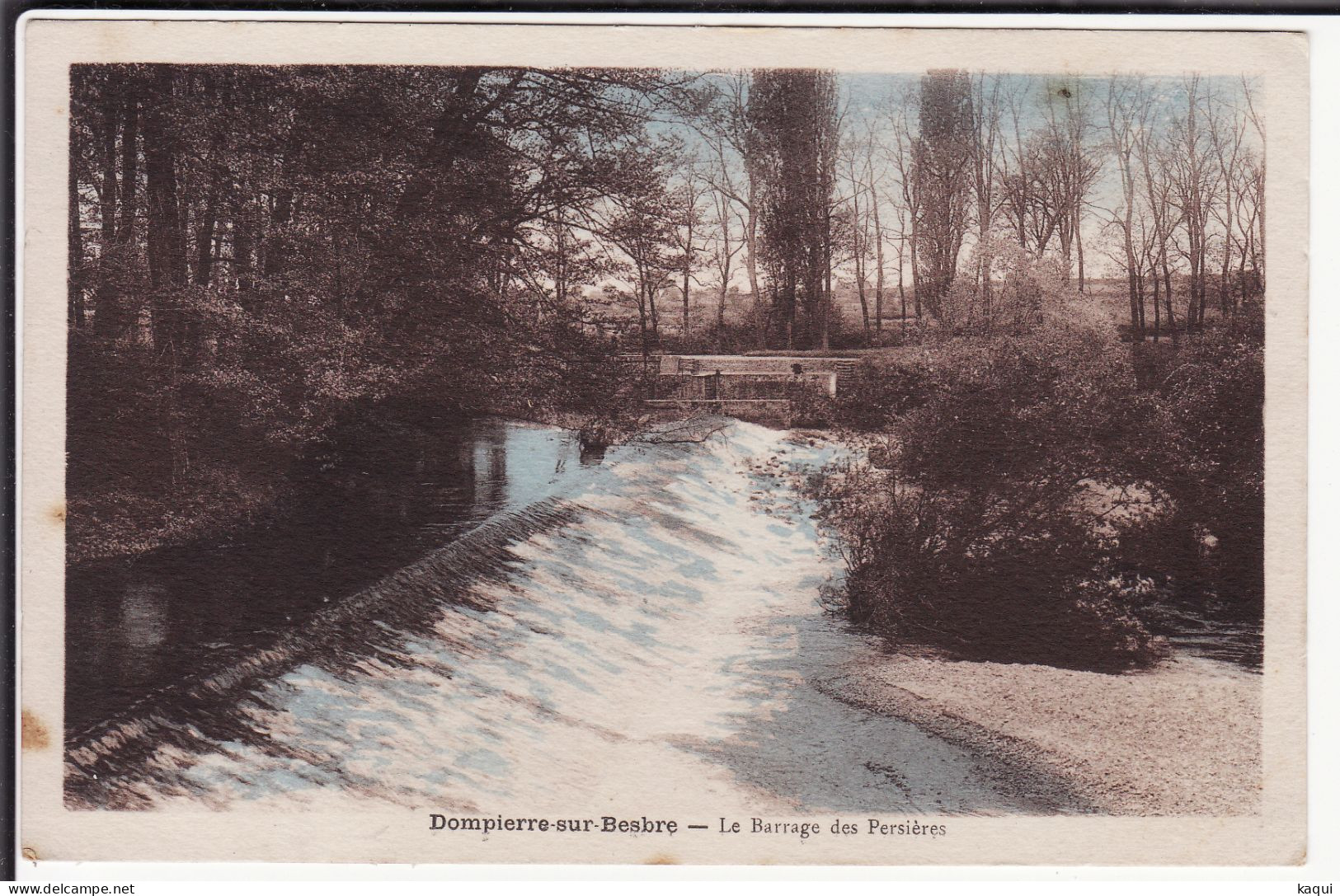 ALLIER - DOMPIERRE-sur-BESBRE - Le Barrage Des Persières - Edition Mmes Tramois-Durantin - Sonstige & Ohne Zuordnung