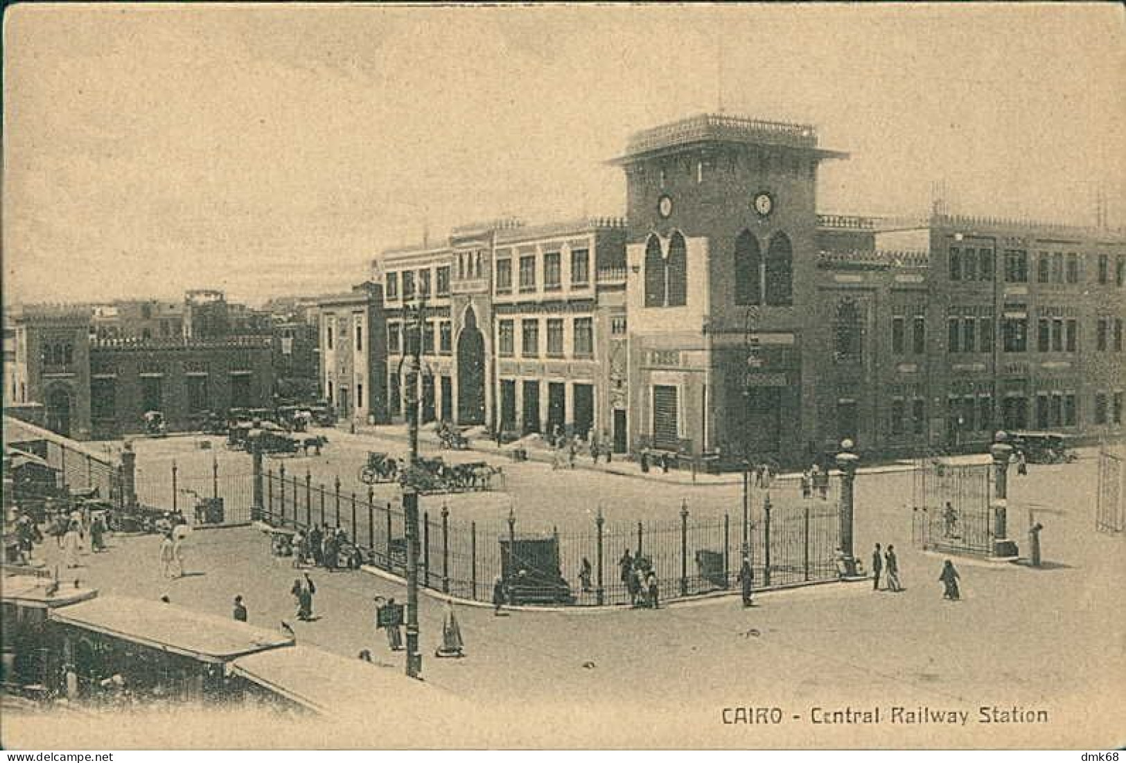 EGYPT - CAIRO - CENTRAL RAILWAY STATION - EDIT SCORTZIS  - 1910s (12690) - Le Caire