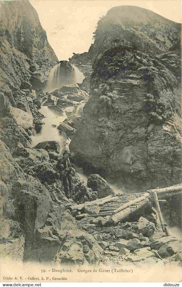 38 - Isère - Gorges De Gavet - Taillefer - Animée - CPA - Voir Scans Recto-Verso - Autres & Non Classés