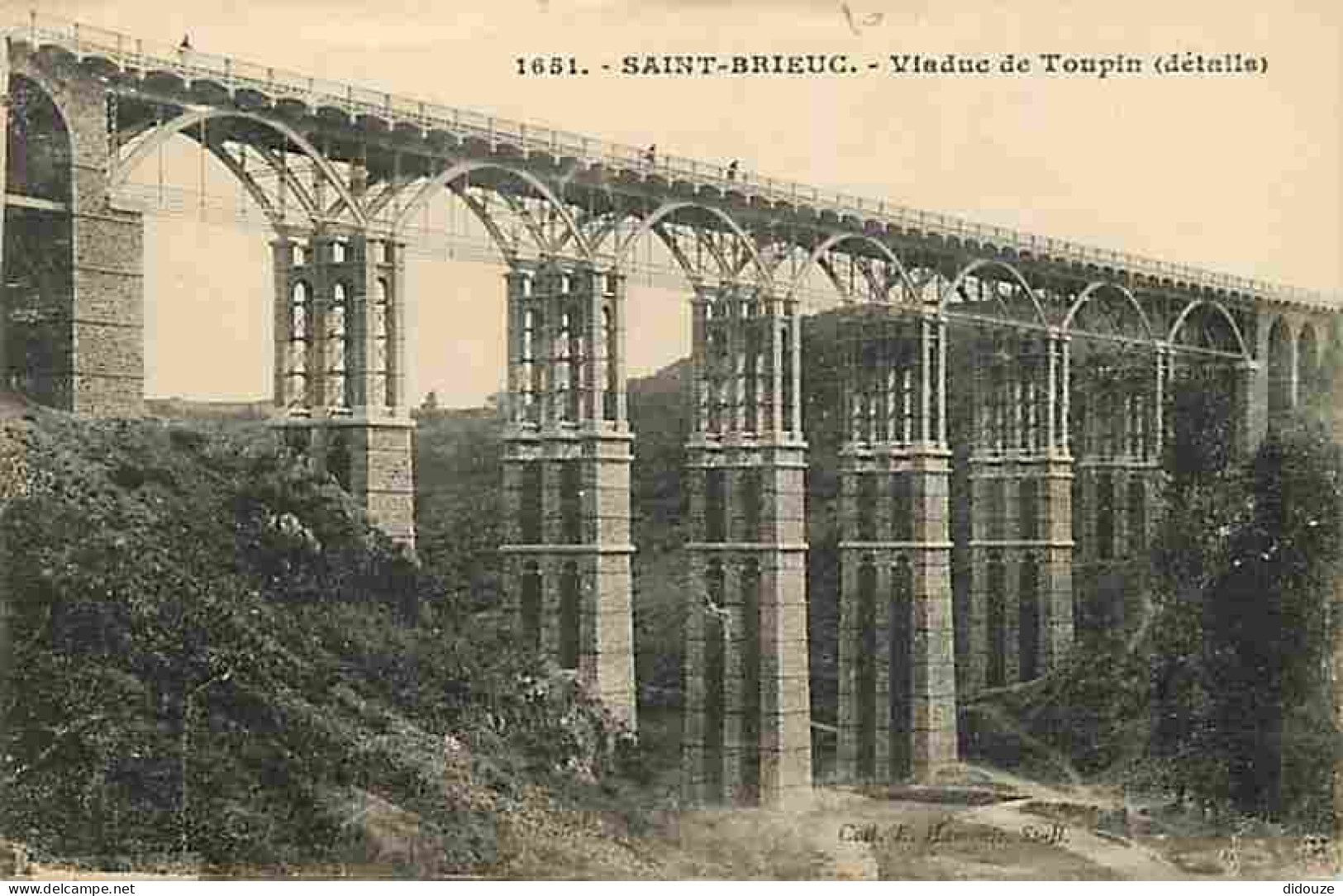 22 - Saint Brieuc - Viaduc De Toupin - CPA - Voir Scans Recto-Verso - Saint-Brieuc