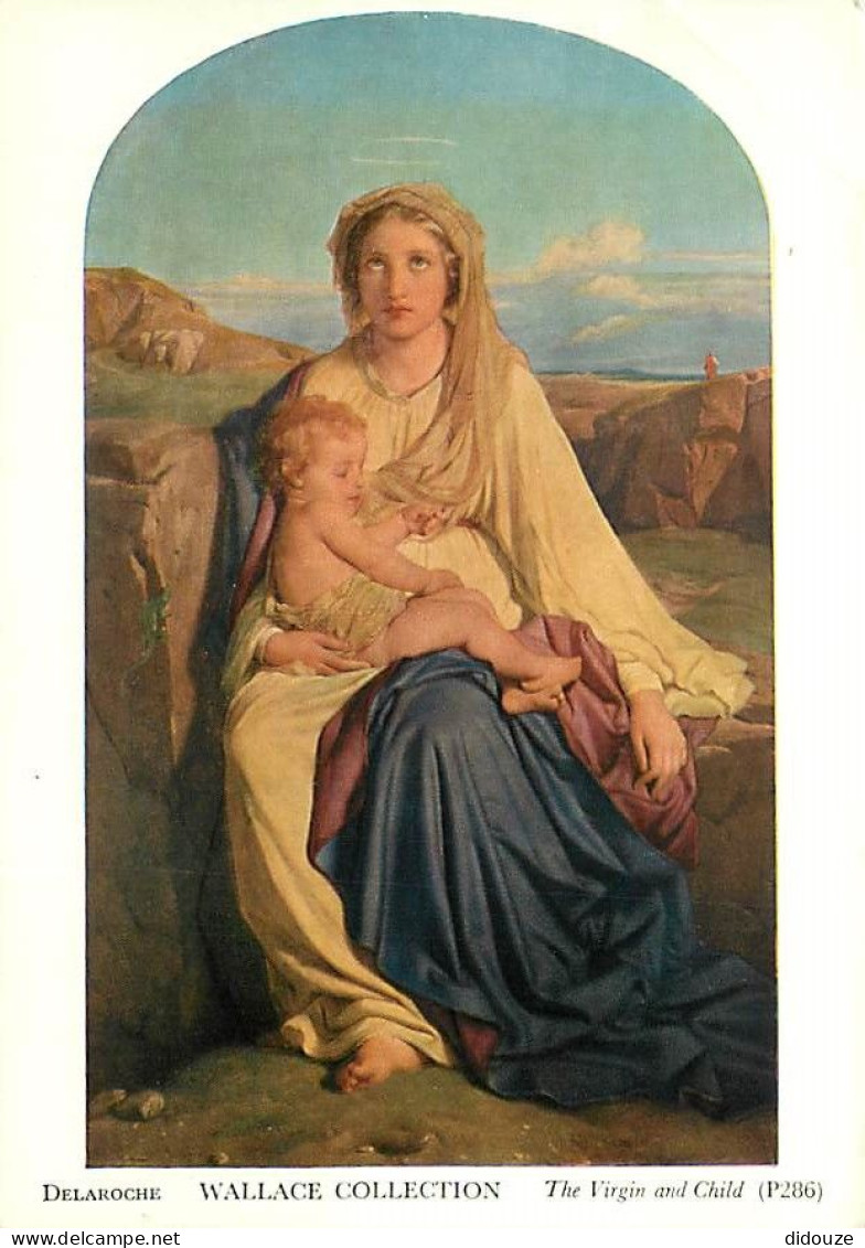 Art - Peinture Religieuse - Delaroche - The Virgin And Child - CPM - Carte Neuve - Voir Scans Recto-Verso - Quadri, Vetrate E Statue